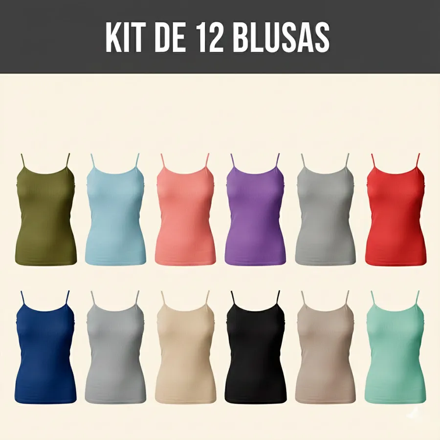 TR2.0 KIT DE 12 BLUSAS 7001